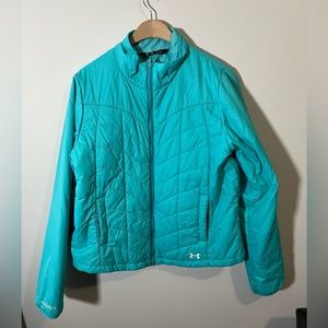 Under Armour Storm ColdGear Infrared Teal Jacket Size XL